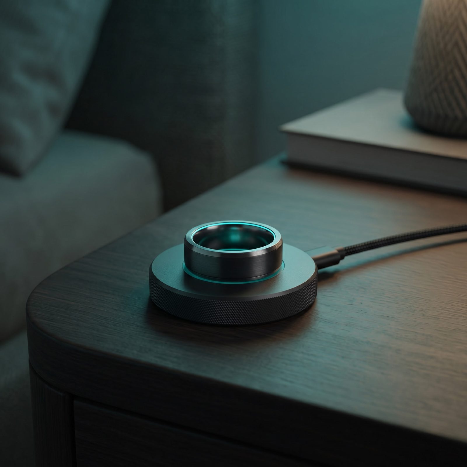 LULL resting on its charging puck