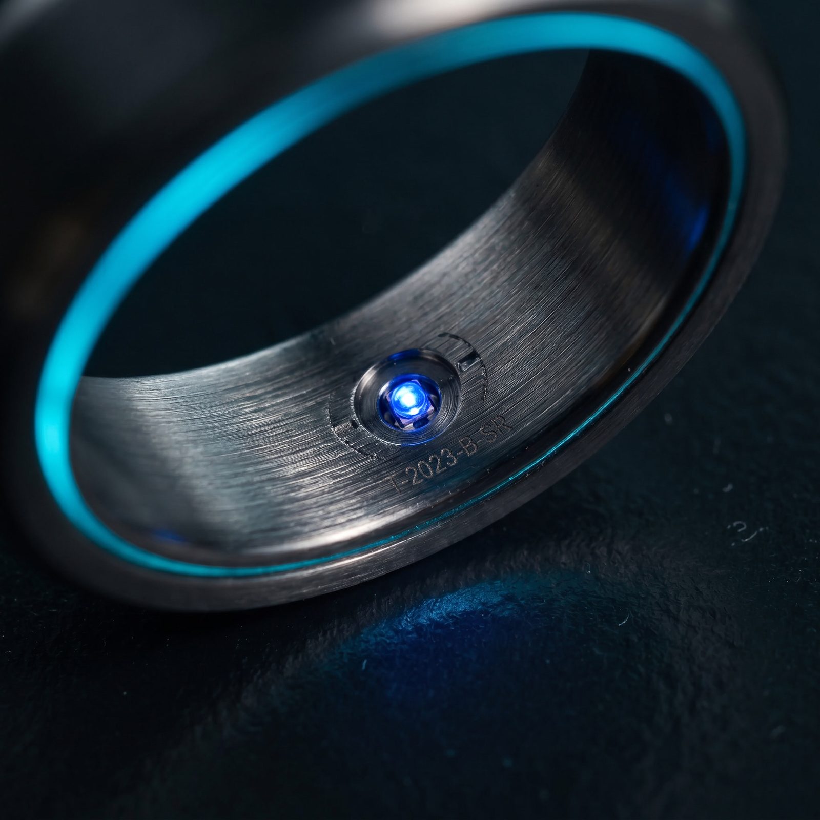 Macro of the ring's inner sensors